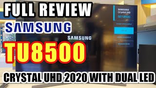 Full Review  Tu8500 - Samsung Crystal Uhd 2020 With Dual Led (English Subtitle)