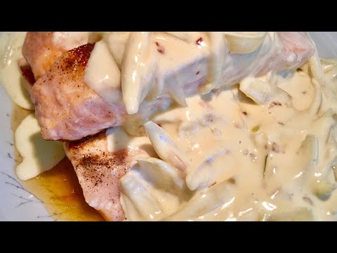 Cá hồi sốt mayonnaise_Bếp hoa