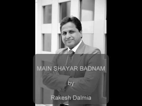 Main Shayar Badnam Karaoke- Sung by Rakesh