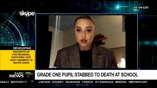 Discussing violence in schools with Troy Martins