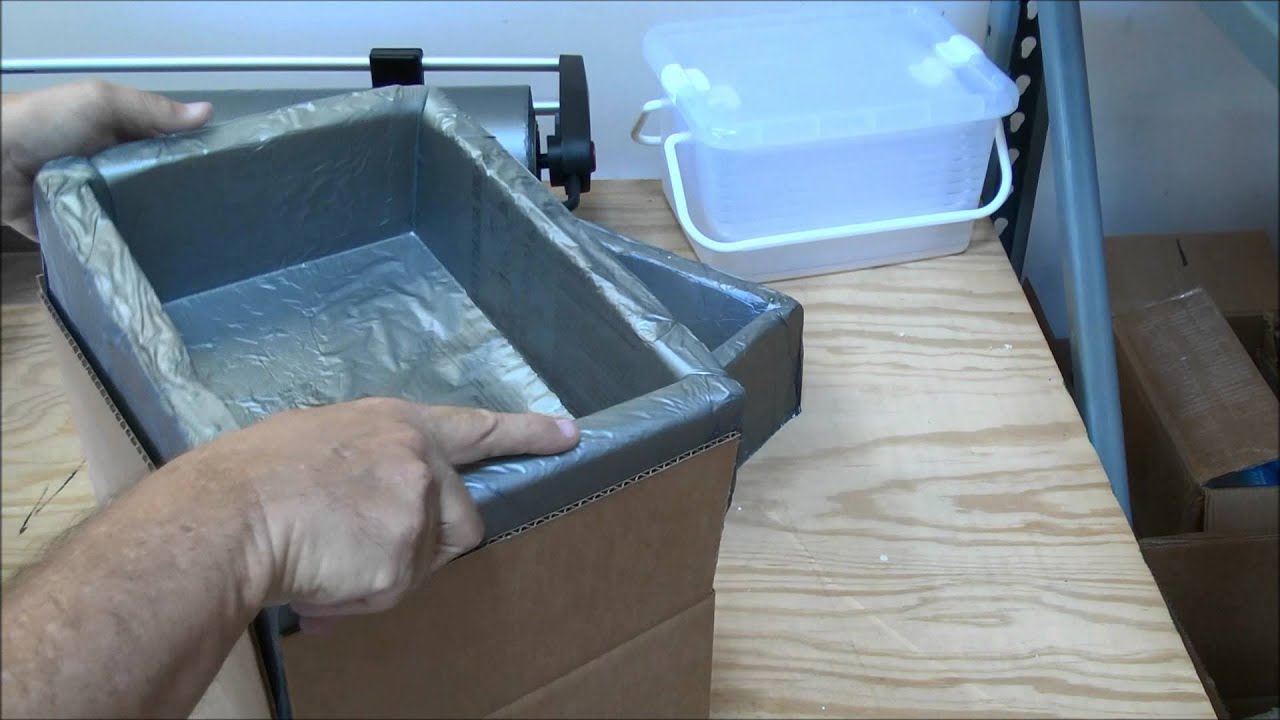 Making a custom foam cooler using Instapak foam Ship Frozen Using Dry 