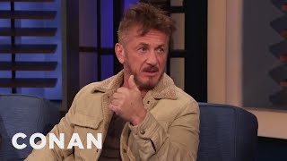 Sean Penn Always Shows Up Where There’s Trouble - CONAN on TBS
