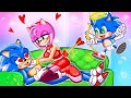 BLUE DAD's DARK SECRET - Cupid Sonic Save Broken Heart Family - Cartoon Animation