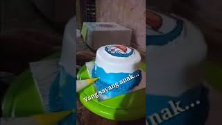 Menghias Kue Ultah Karakter Doraemon Lucu