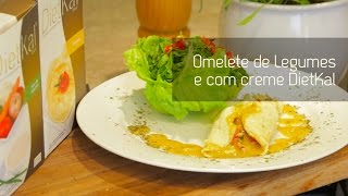 OMELETE DIETKAL AO CREME DE LEGUMES