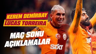 📺 Lucas Torreira ve Kerem Demirbay'ın maç sonu açıklamaları | #GSvÇRS