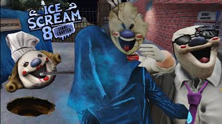 Rod Boris And Mati Freeze And Attack Evil Nun In Ice Scream 8 Outwitt Gameplay