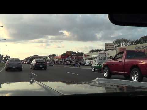 Cruising Woodward in a 1973 Chrysler NY Aug 16th 2013 Pt 3