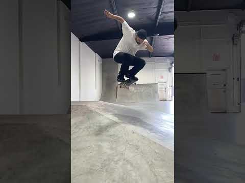 nollie 360 on the hip in slow mo #skateboading