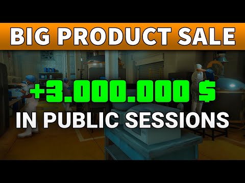 BIG SALE $3.000.000 IN GTA ONLINE | Selling Bunker, Nightclub & MC Businesses Solo In Public Lobby