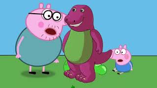 Peppa Dinosaur Barneys Magic Funny Try Not To Laugh Episode 12