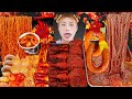 MUKBANG Spicy Fire Noodle Spiciest Fried chicken TTeokbokki by HIU 하이유