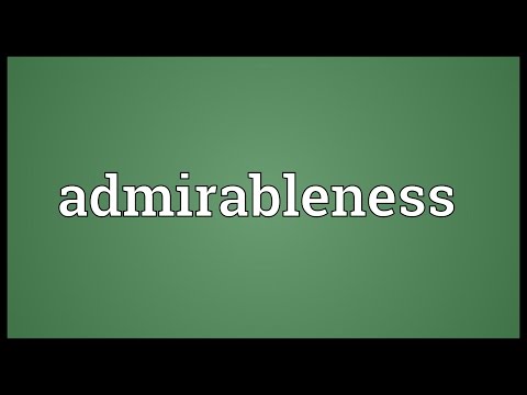Header of admirableness