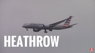 London Heathrow Airport Approach RW27R Plane Spotting 26th January 2019