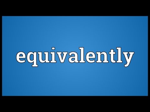 Header of equivalently