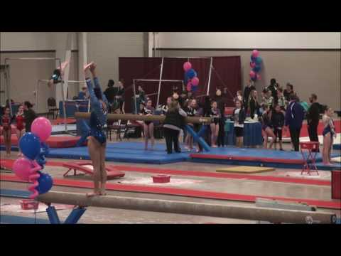 Hannah Oliveros 2020 Level 10 Spring Hill Invite Beam 9.70 (1st)