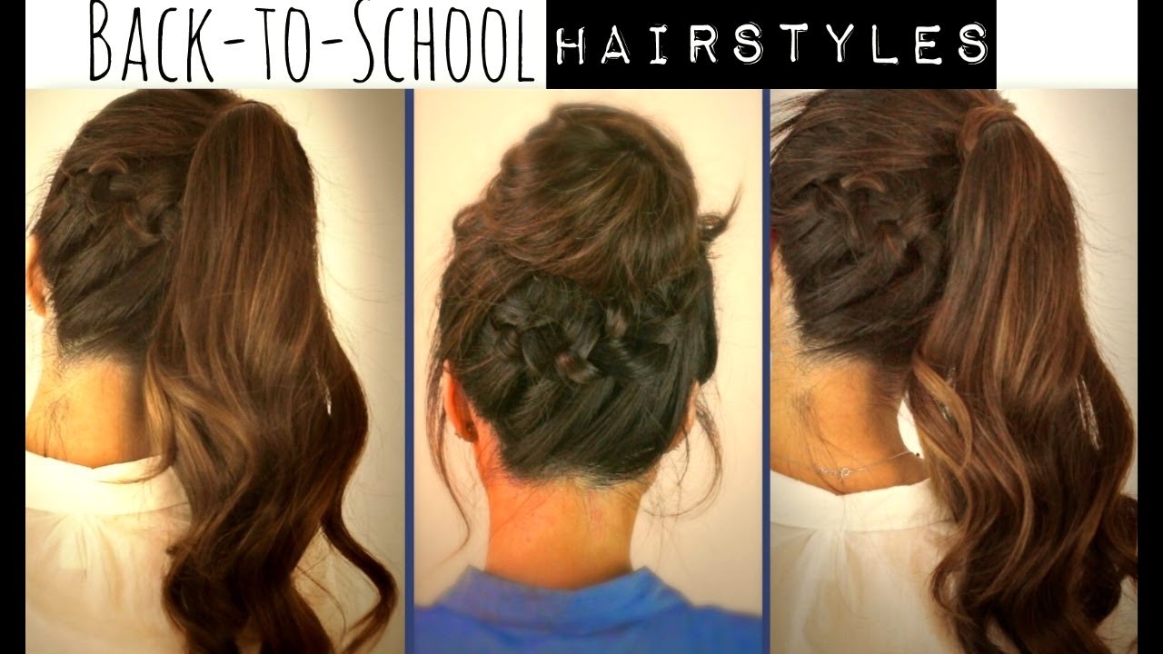 Quick And Easy Hairstyles For School Step By Step