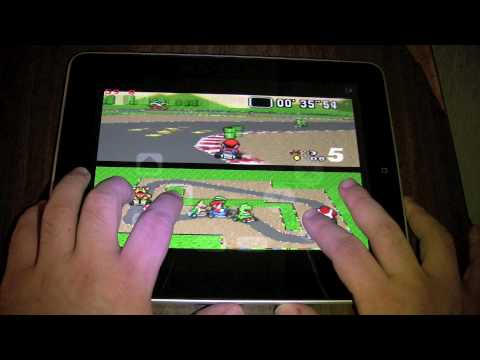 Apple iPad running SNES (snes4iphone)