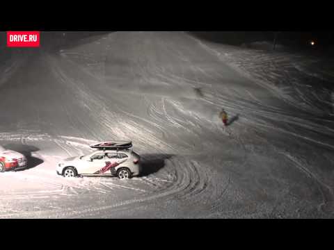 BMW X1, презентация xDrive в Альпах, 2012