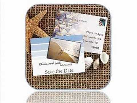  beach wedding with our exclusive invitation collections