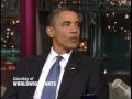 Видео Obama On Letterman