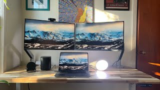 Topsky Electric Standing Desk With Acacia Butcher Block Countertop