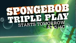 Spongebob Triple Play Nick Promo