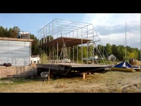 Плавдача из бочек Плавдача из бочек