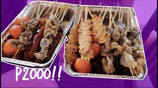 2,000 PESOS FILIPINO STREET FOOD IN THE US