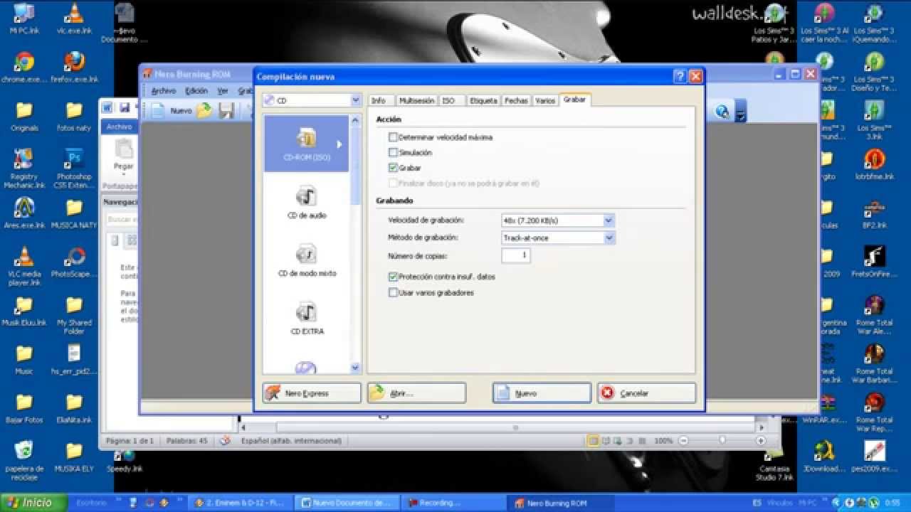 COMO GRABAR UN JUEGO DE PC BAJADO como grabar un juego de pc bajado: