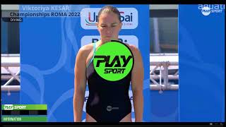 Viktoriya Kesar 3M Spingboard L  Womens Diving Championships Rome 2022