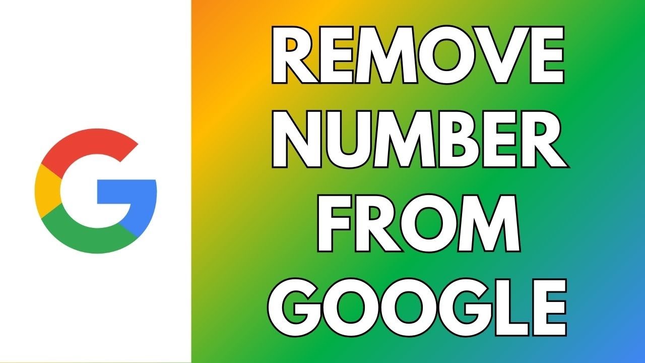 How Can You Remove The Phone Number From The Google How Can You Remove The Phone Number From The Google
