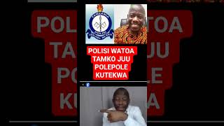 Polisi Watoa Tamko Juu Ya Polepole Kutekwa.
