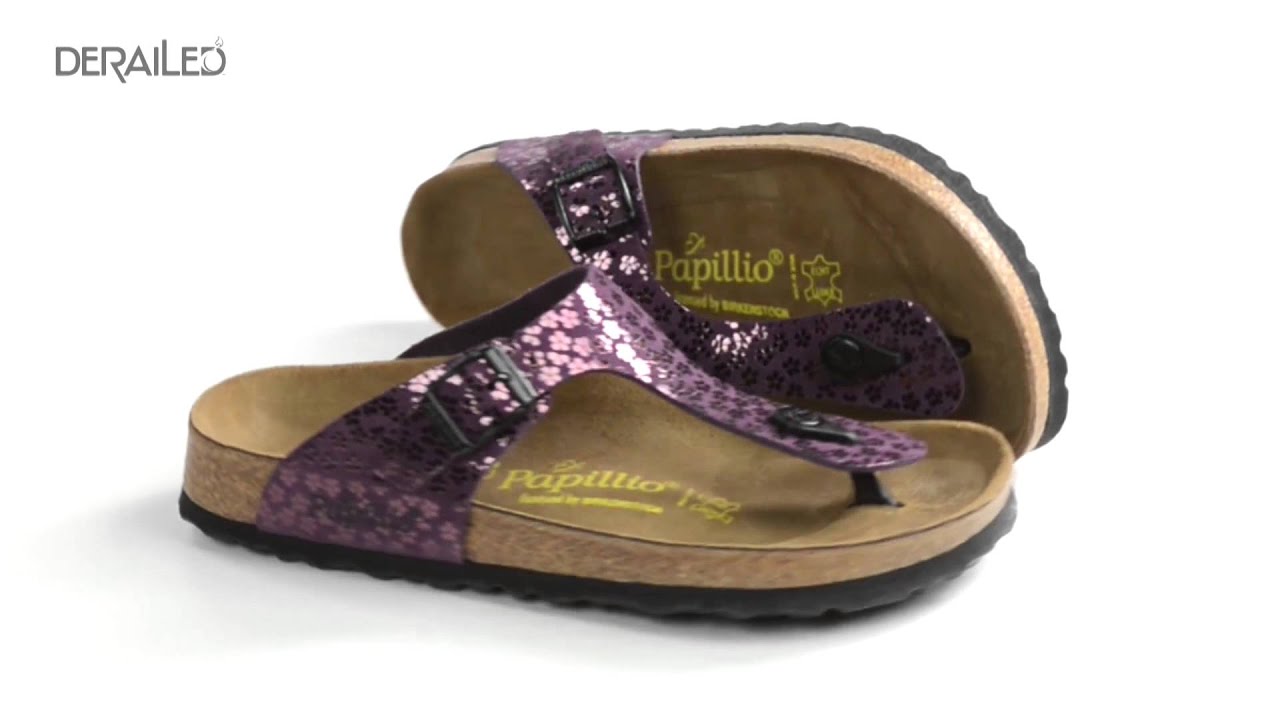 Papillio by Birkenstock Gizeh Sandals - Leather, Glitter Flower (For ...