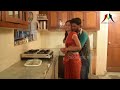 Aunty Radhika hot romance in kitchen