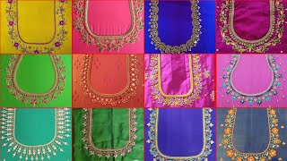 Latest Maggam Work Blouse Designs 2024Maggam Work Blouse Designsaari Work Blouse Designs