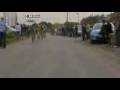 Paris - Roubaix 2009: Moto crashes in the crowd