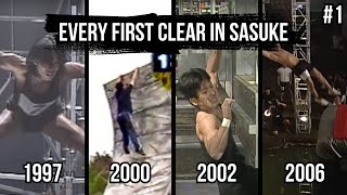 Every First Clear In Sasuke Ninja Warrior Part 1 Tournaments 1 - 17