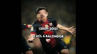 2009-2012 Messi