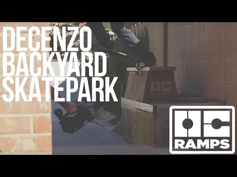 Ryan Decenzo builds and skates his backyard skate park!