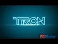 Красивый текст в стиле TRON в фотошопе Красивый текст в стиле TRON в фотошопе