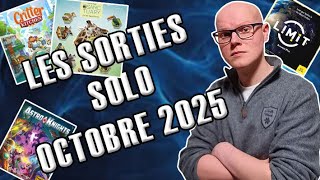 Les Sorties Jeux De Société Solo Du Mois Doctobre 2025