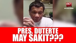 Fact or Fake: Facts on Philippine President Rodrigo Duterte’s Health