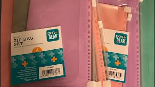 Poly Zip Bag Pouches/ How I Used Them In My Travelers Notebook