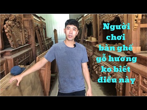 ✅Hầu hết người chơi bàn ghế gỗ hương ko biết điều này nên họ thường mua phải hàng ko đúng tiêu chuẩn