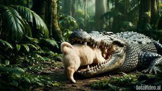 Crocodile Swallows Puppy Ai Vore