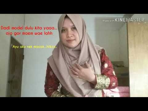 review memakai baju kebaya# beli di online..