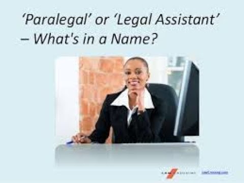 Legal assistant