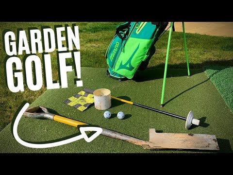 I MADE A GOLF COURSE IN MY GARDEN DURING LOCKDOWN!