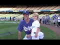 Preschooler throws first pitch at MLB game - Baseball Kid Christian Haupt www.cathy-byrd.com
